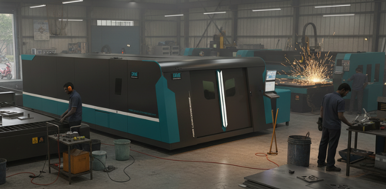 12kW Fiber Laser Cutting Peenya - Multi-Material Thickness Processing Capabilities